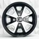 RIN 17X7 4-130 R1 SPORT L455 BLACK MF ML ET40 CB73.1