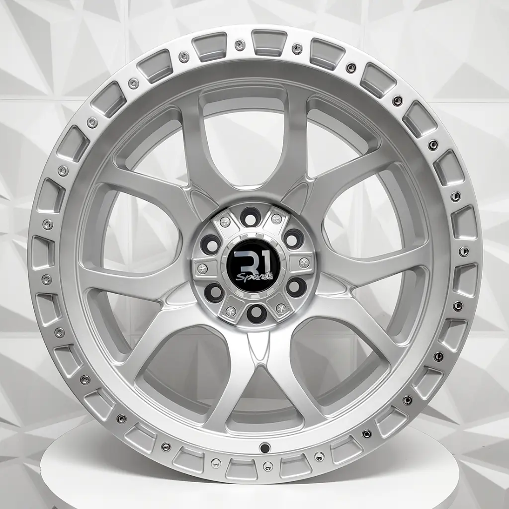 RIN 20X10 6-139.7 R1 SPORT X051 STAIN SILVER ET-18 CB106.1